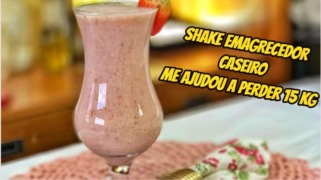 Shake para emagrecer de aveia, canela e cacau Shake para emagrecer de aveia, canela e cacau
