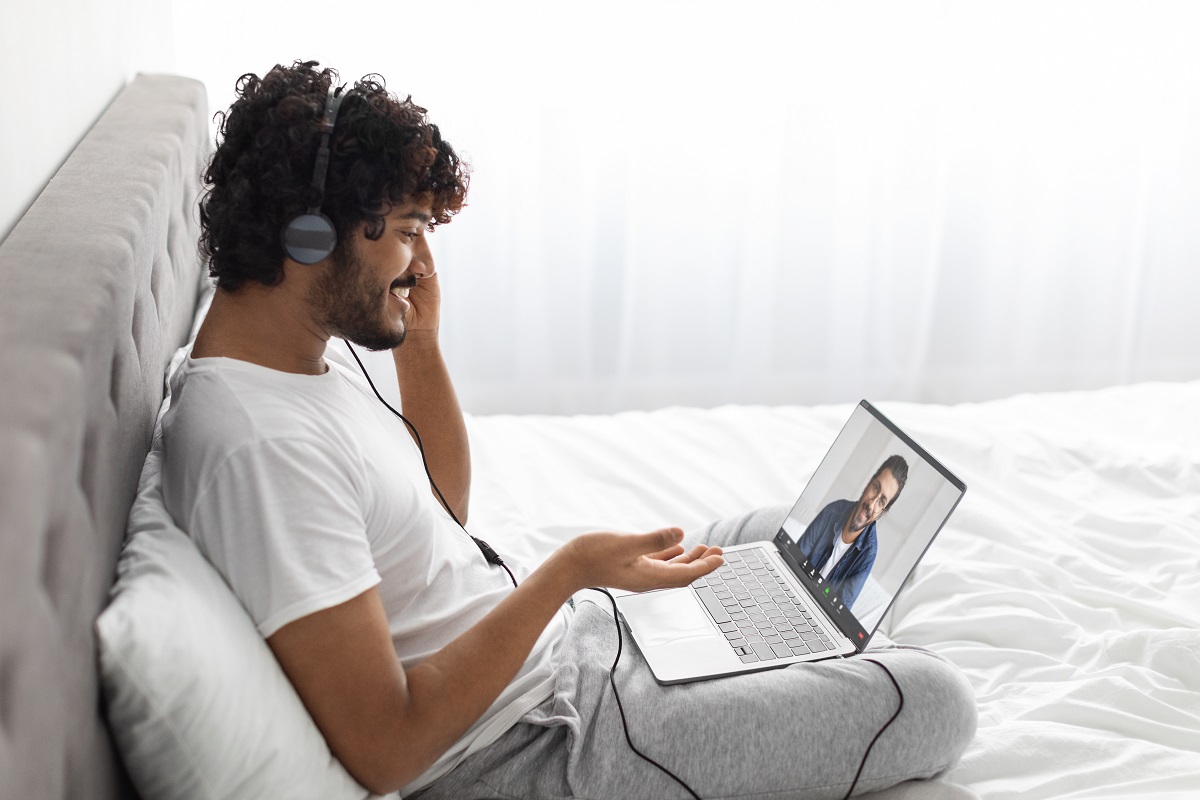 Homem em terapia online Homem em terapia online